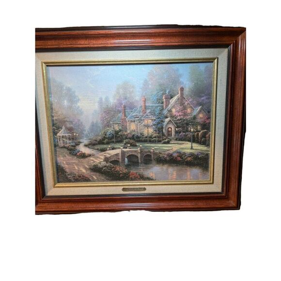 Thomas Kinkade "Beyond Spring Gate" sighned - Picture 1 of 16